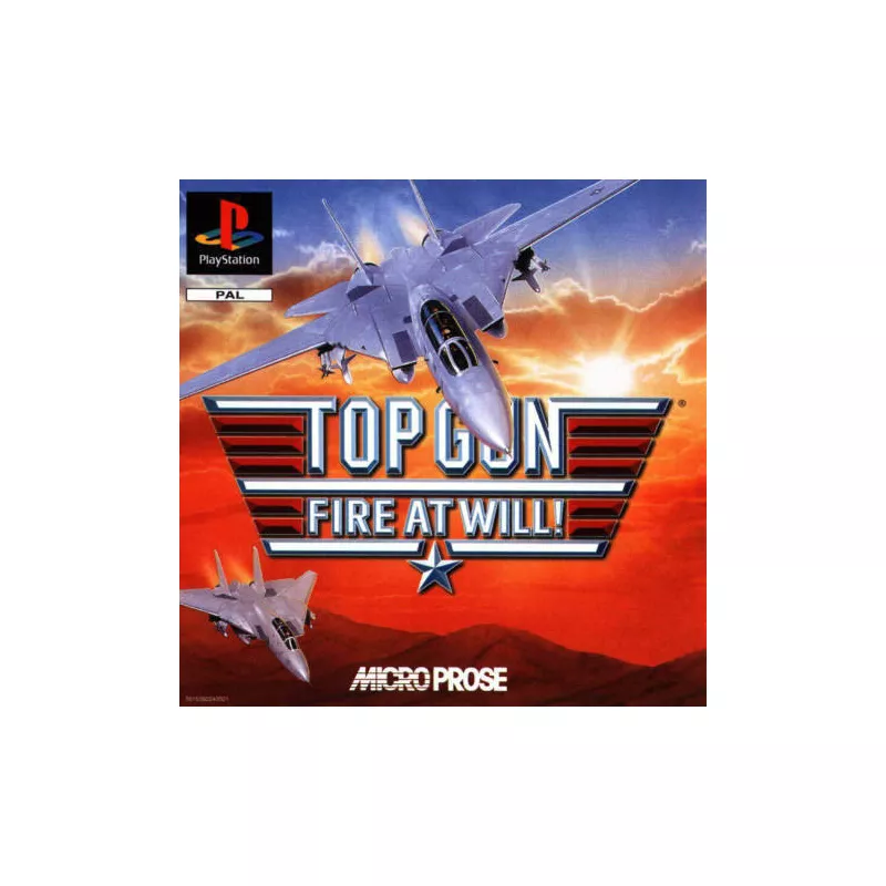 Top Gun Fire At Will Playstation 1